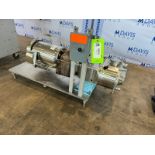 Waukesha Cherry-Burrell 10 hp Positive Displacement Pump, M/N 130U2, S/N 34773 03, with Sterling S/S