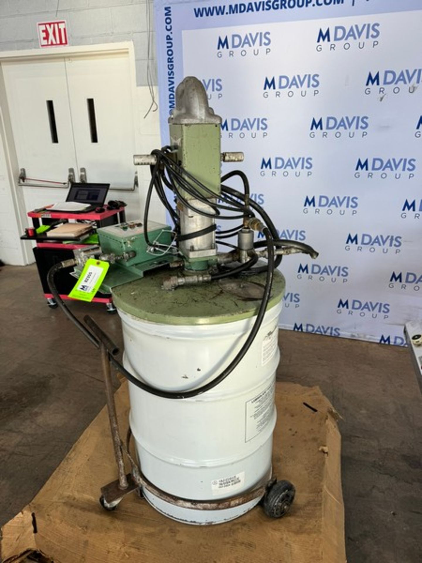 Sentry Lubrication Pump with Barrel, 120/110 Volts (INV#82355)(Located @ the MDG Auction Showroom - Image 2 of 7