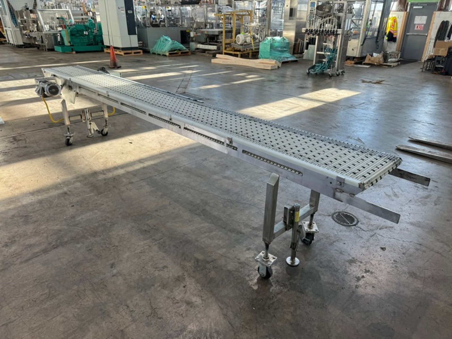 Bogner Industries Inc. Straight Section of Conveyor, Aprox. 15 ft. L x 18" W Belt x 35" H Belt to - Image 9 of 9