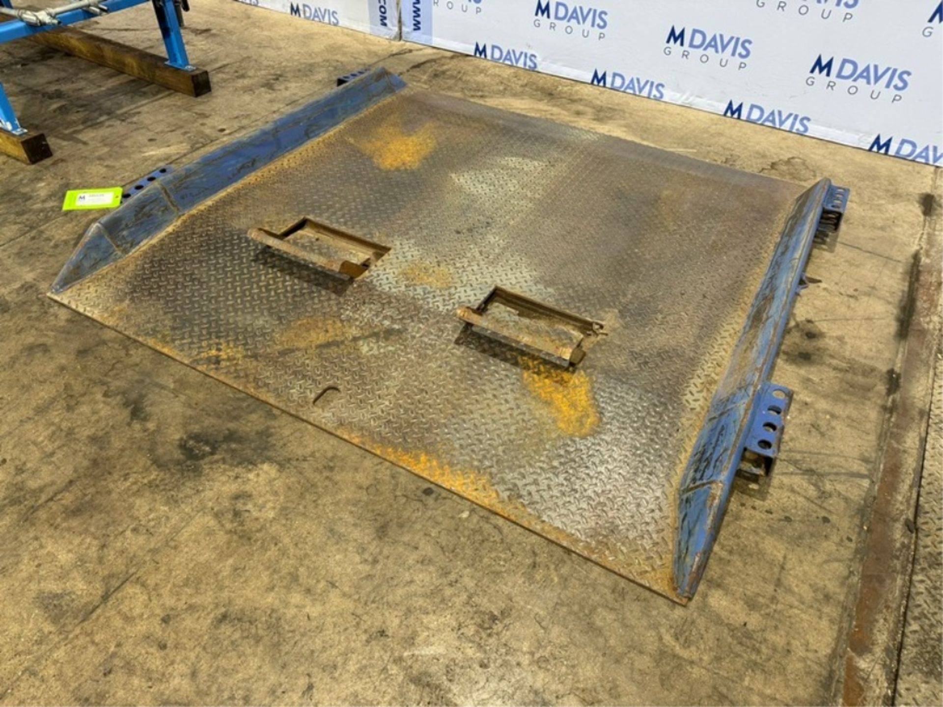 Dock Plate, with Fork Pockets, Overall Length: Aprox. 72" L x 66" W (INV. #106519) (LOCATED - Image 2 of 4