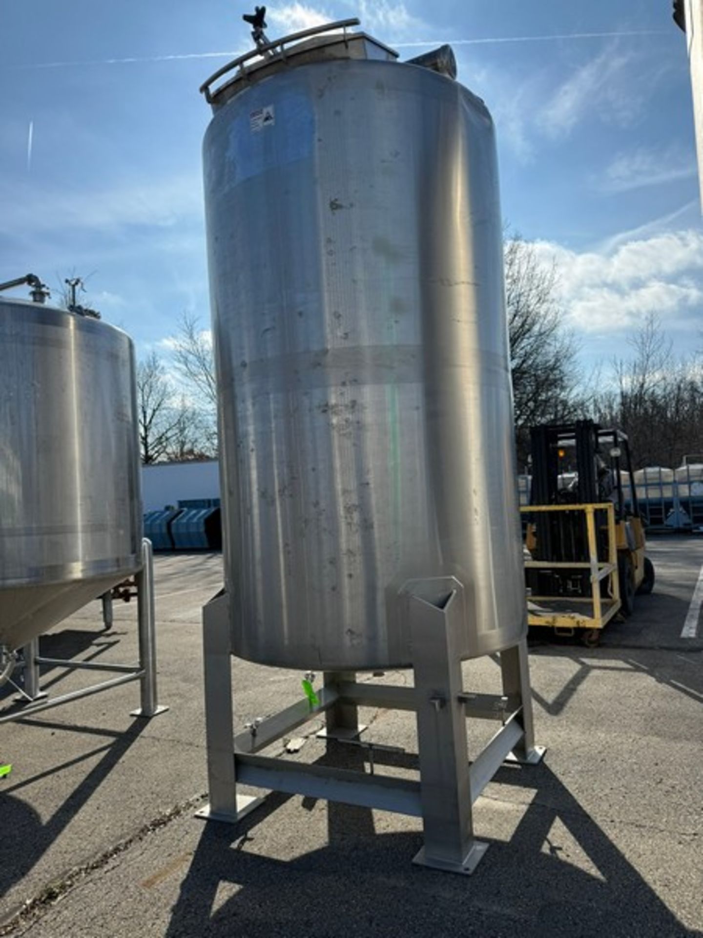 2012 Stainless Process Equipment Inc. 1,210 Gal. S/S Single Wall Mix Tank, S/N S6019-3, Temp. -20 F, - Image 7 of 16