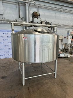 2009 Walker 500 Gal. S/S Processor, M/N P7-CB-CR, S/N WFP-73775-1, Jacket 150 PSIG @ 350 F, with