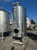 2012 Stainless Process Equipment Inc. 1,210 Gal. S/S Single Wall Mix Tank, S/N S6019-3, Temp. -20 F,