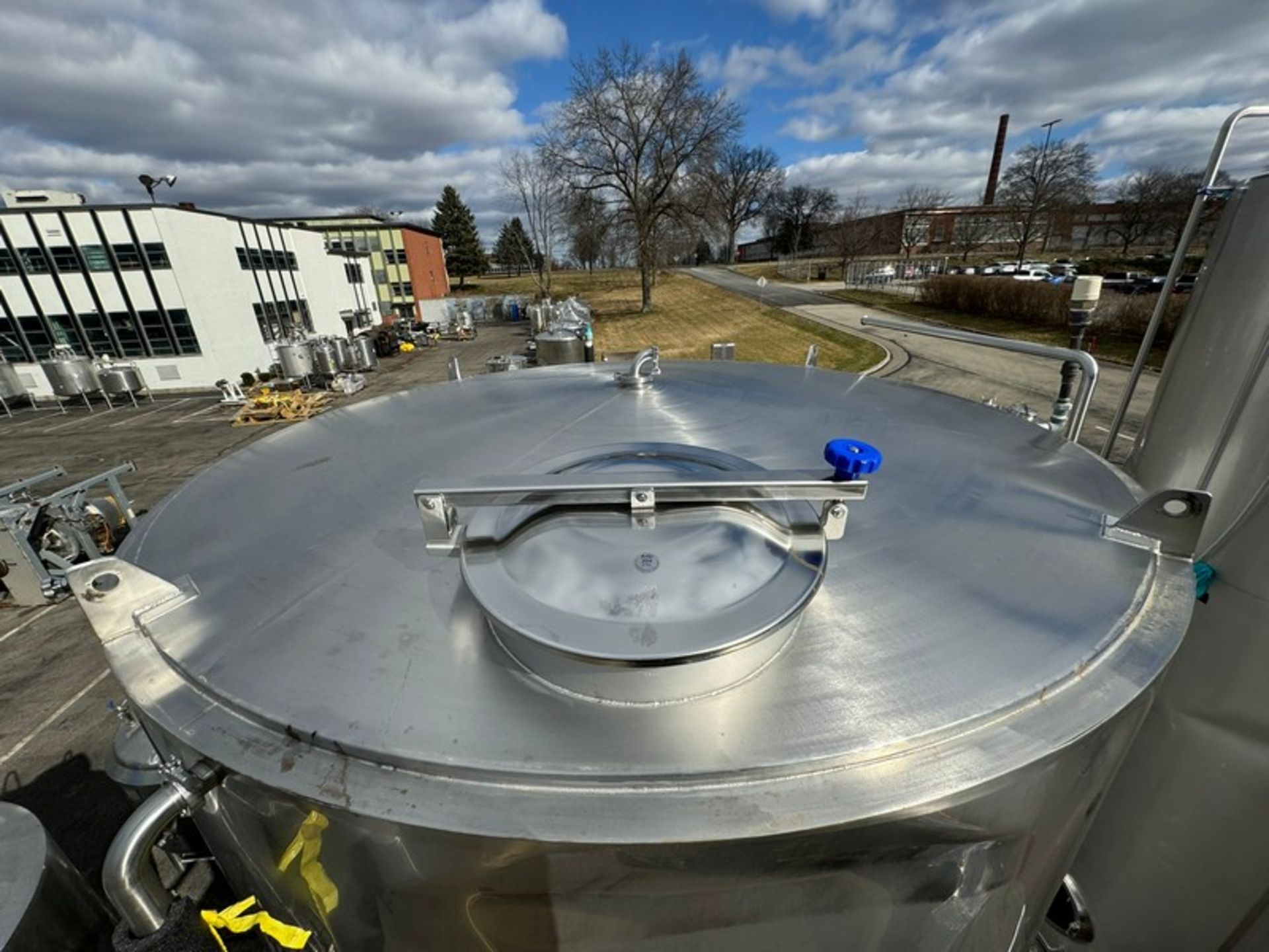 2012 Specific Mechanical Systems 200 BBL Capacity S/S Cold Liquor Tank, S/N RMP-136-12-300, with S/S - Image 8 of 11