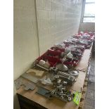 Large Assortment of NEW Parts with Parts Bins, Includes S/S Pump Parts, Air Valve Parts, Gaskets,