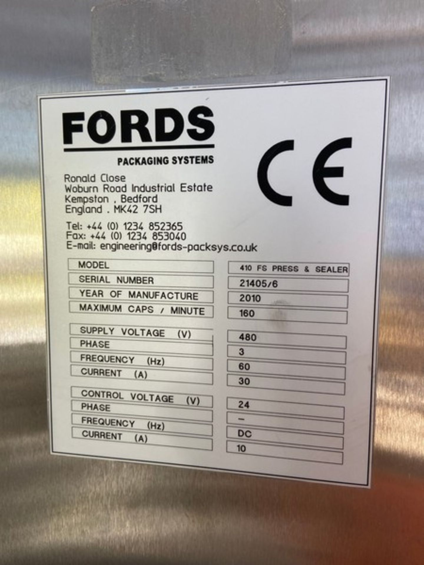 FORDS 18-Head Induction Sealer, 165 Containers Per Minute (HDPE Plastic Container 5.5" L x 4.88" W x - Image 21 of 61