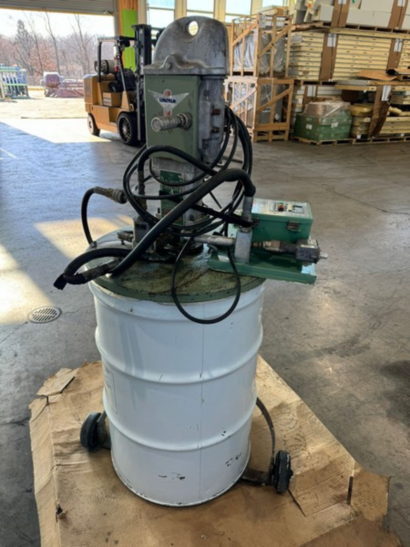 Sentry Lubrication Pump with Barrel, 120/110 Volts (INV#82355)(Located @ the MDG Auction Showroom - Image 5 of 7