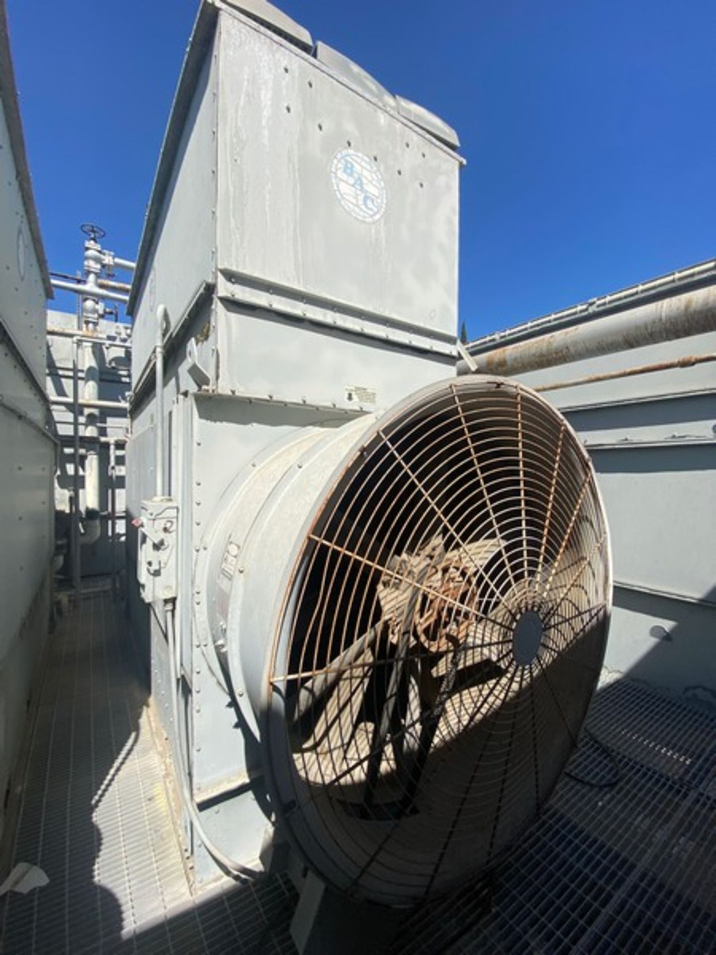 Baltimore Aircoil Company Cooling Tower, M/NVC2N12OP, S/N 95204155, Belt No. 2B100 (LOCATED IN