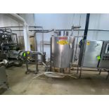 Aprox. 300 Gal. Single Tank CIP, with FristamCentrifugal Pump, (2) S/S Filters, with (1) Flow