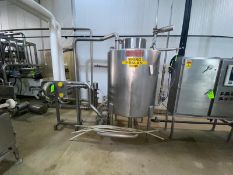 Aprox. 300 Gal. Single Tank CIP, with FristamCentrifugal Pump, (2) S/S Filters, with (1) Flow