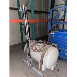 Plastic Sprayer Unit, with Plastic Tank, Mountedon Frame (LOCATED IN MANTECA, CA)(RIGGING,