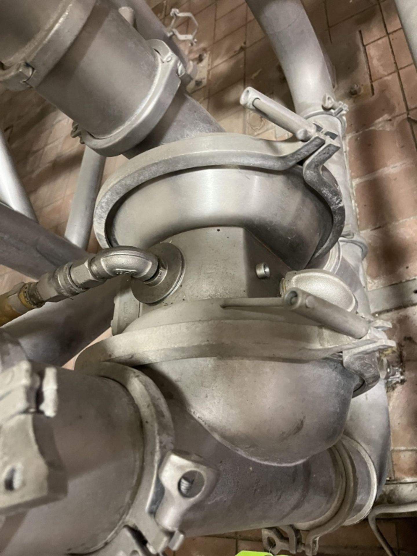 S/S Diaphragm Pump, Mounted on S/S Frame (LOCATEDIN MANTECA, CA)(RIGGING, LOADING, SITE MANAGEMENT - Bild 3 aus 3
