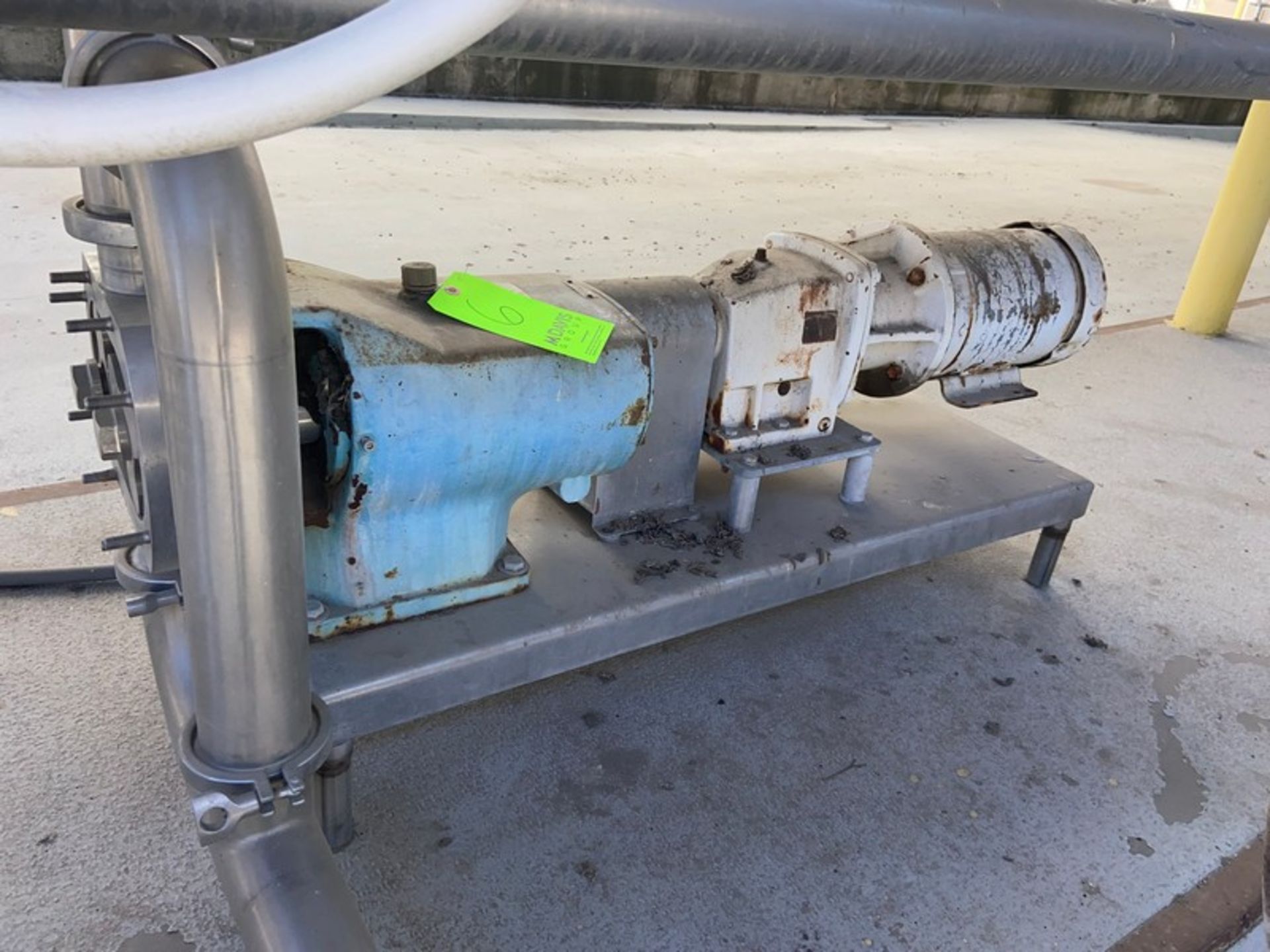 GH 5 hp Positive Displacement Pump, M/N GHPP-632,S/N 91-10-4692A, with Baldor Motor, with S/S Head - Image 5 of 7