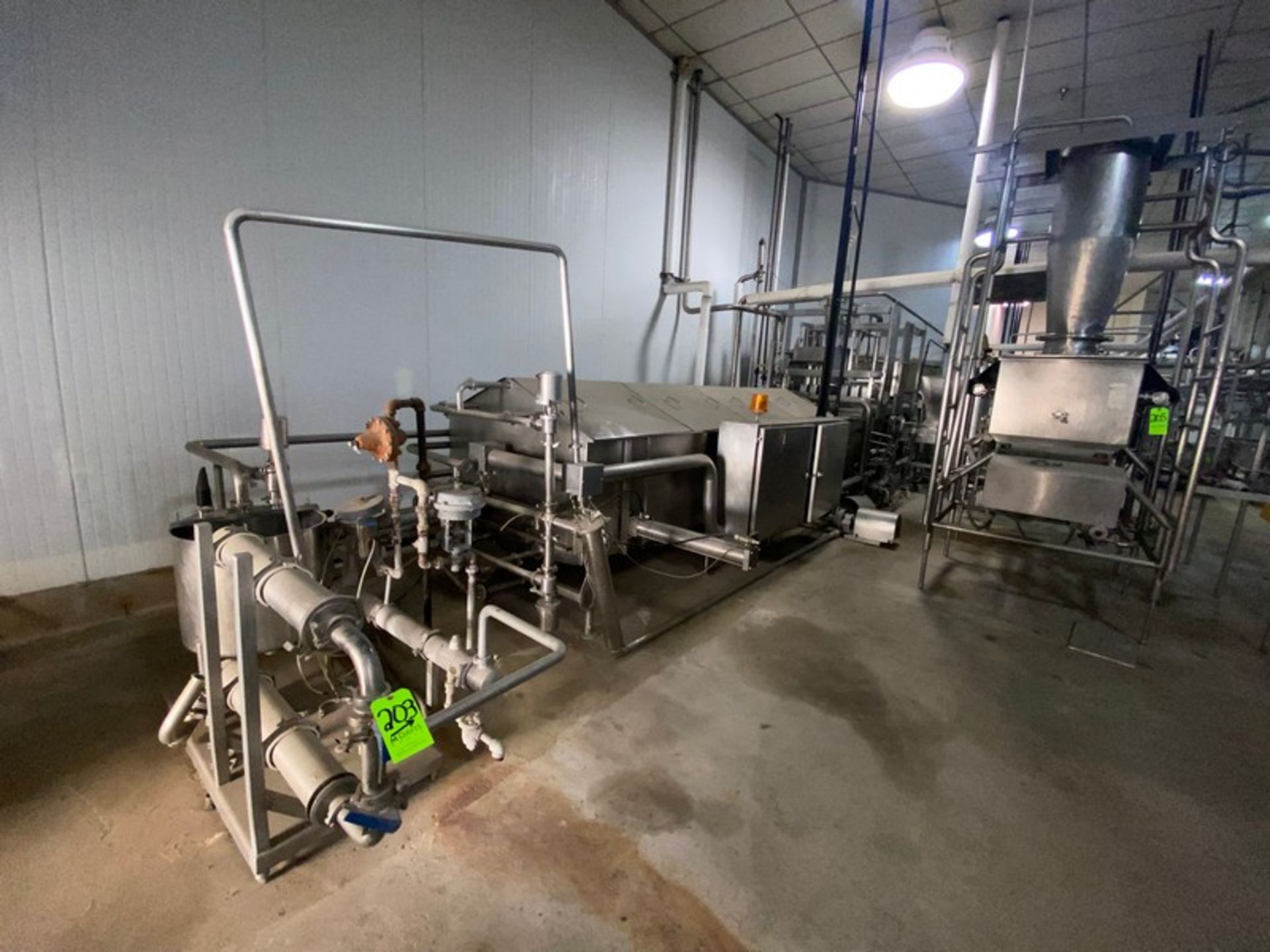 Viking 2-Lane S/S Cheese Molder, with S/S MoldsInstalled In Machine, with S/S Heat Exchanger, S/S