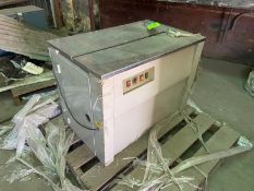 Strapping Machine, with S/S Top(LOCATED INMANTECA, CA)(RIGGING, LOADING, SITE MANAGEMENT FEE: $50.00