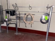 S/S Rack with Assorted S/S Fittings, with TankCIP Door S/S Single Bowl Sink (LOCATED IN MANTECA,