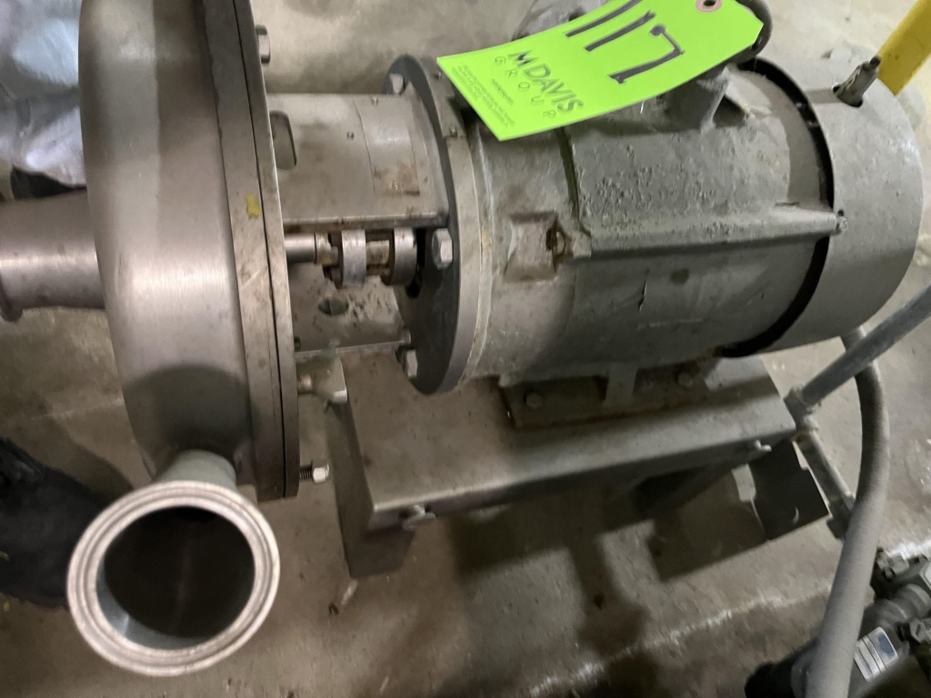 10 hp Centrifugal Pump, with S/S Head (LOCATED INMANTECA, CA)(RIGGING, LOADING, SITE MANAGEMENT FEE: - Bild 2 aus 3