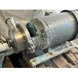 Used Cherry Burell Sanitary Stainless Steel Centrifugal Pump, Model 2045. 5Hp 3 phase 60 cycle 208-