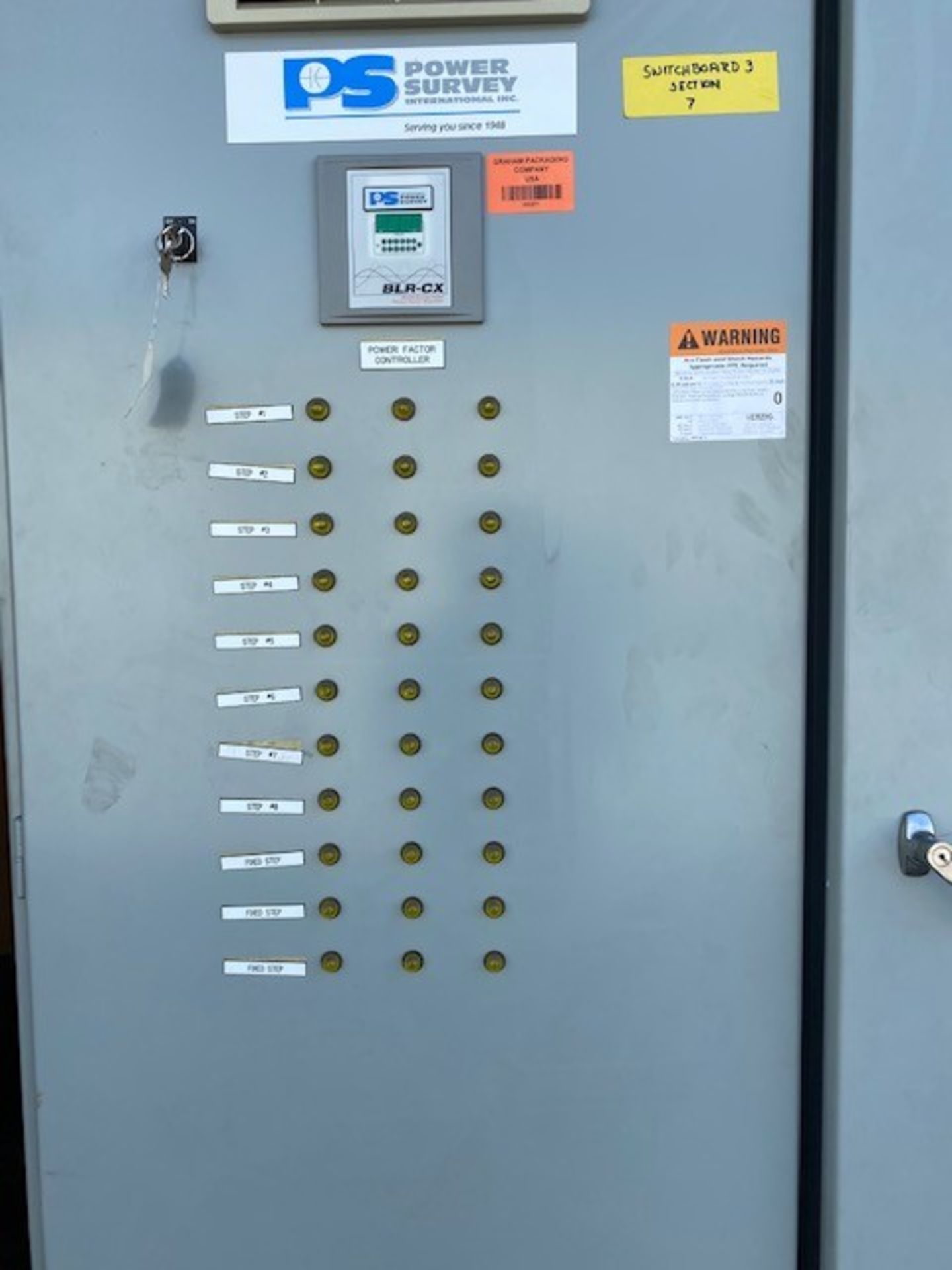 POWER SURVEY Capacitor Bank; Model PACP05504.8B01 (Located Charleston, SC) - Image 3 of 5