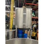 Letsch Corp. 150 Gal. S/S Mixing Tank, S/N 5325-1, MWP ATMOS psig @70 Degree F