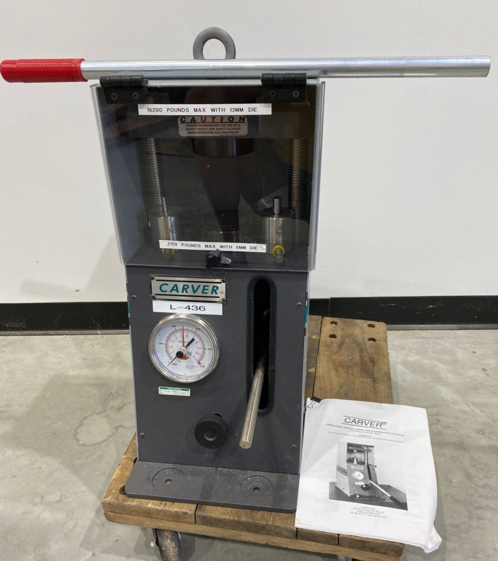 Carver Press, Model: 4350.L. This listing is only available to USA Customers only. DEA Paperwork