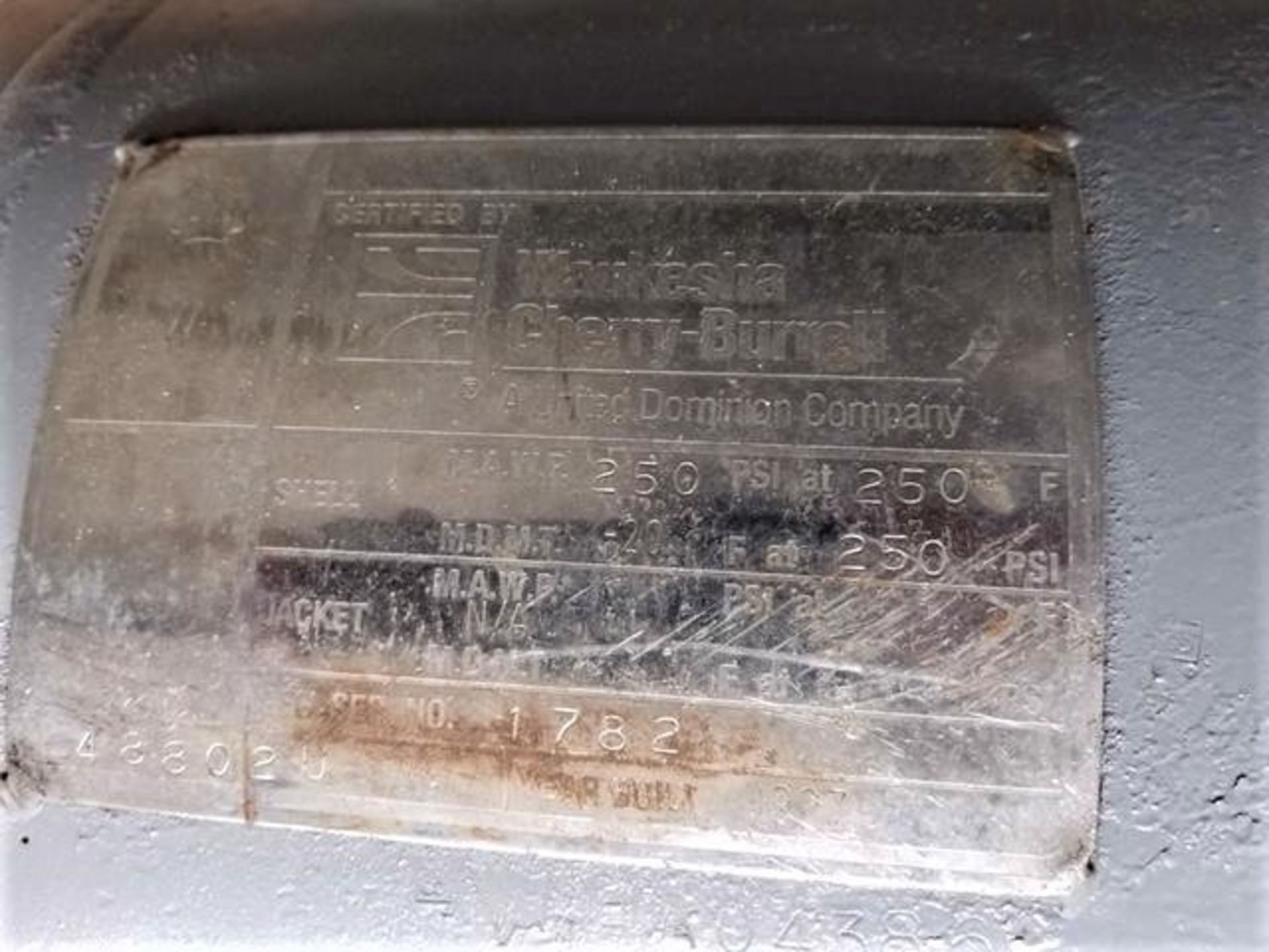 Waukesha Cherry Burrell Thermutator, Model 624DE, Serial # 98113UA, Product 400 PSI, Media 250 - Image 15 of 19