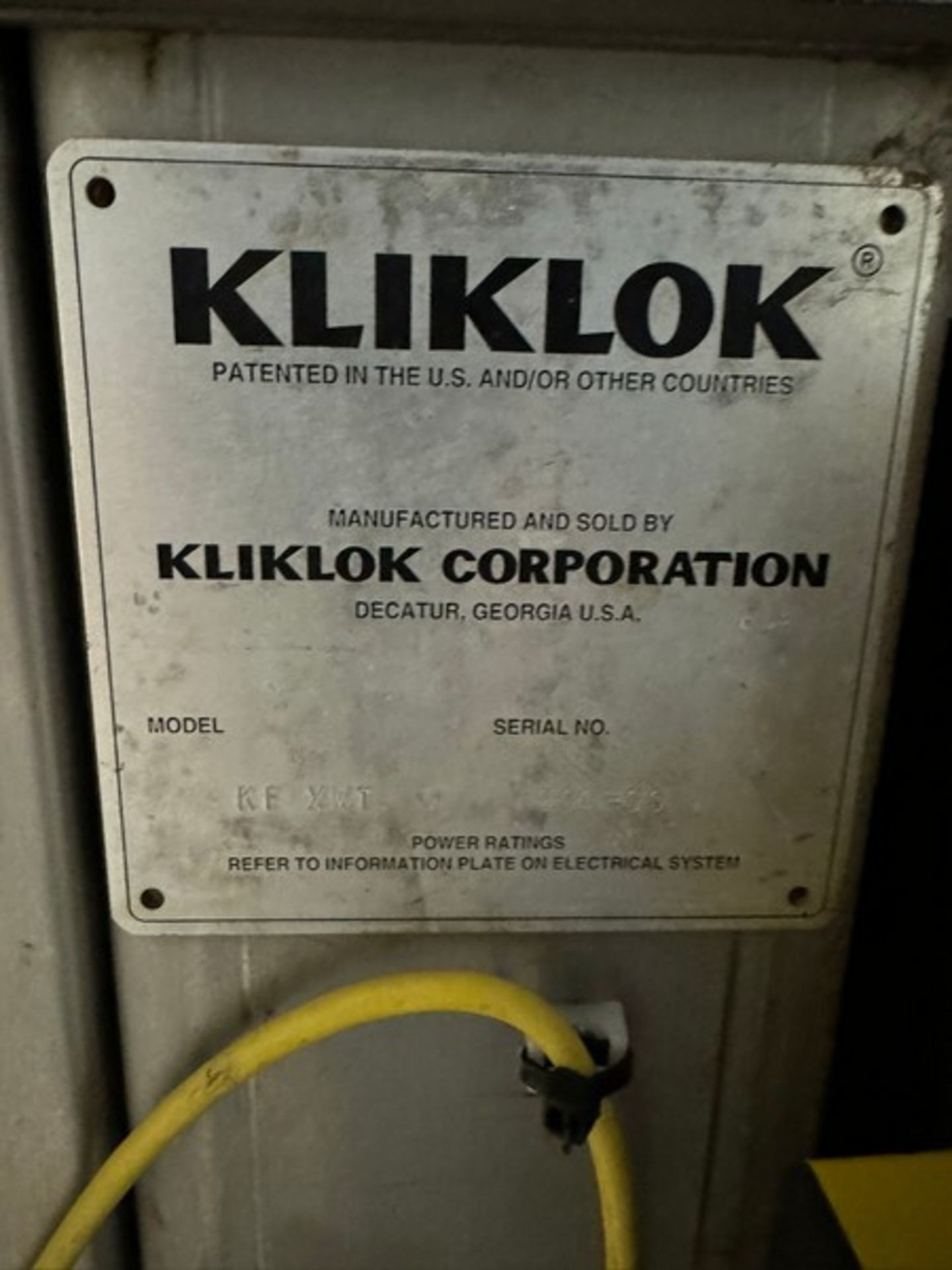 Kliklok S/S Tray Packer, M/N KFCWT, S/N 904-SS (RIGGING, LOADING, & SITE MANAGEMENT FEE: $350.00 - Image 6 of 8