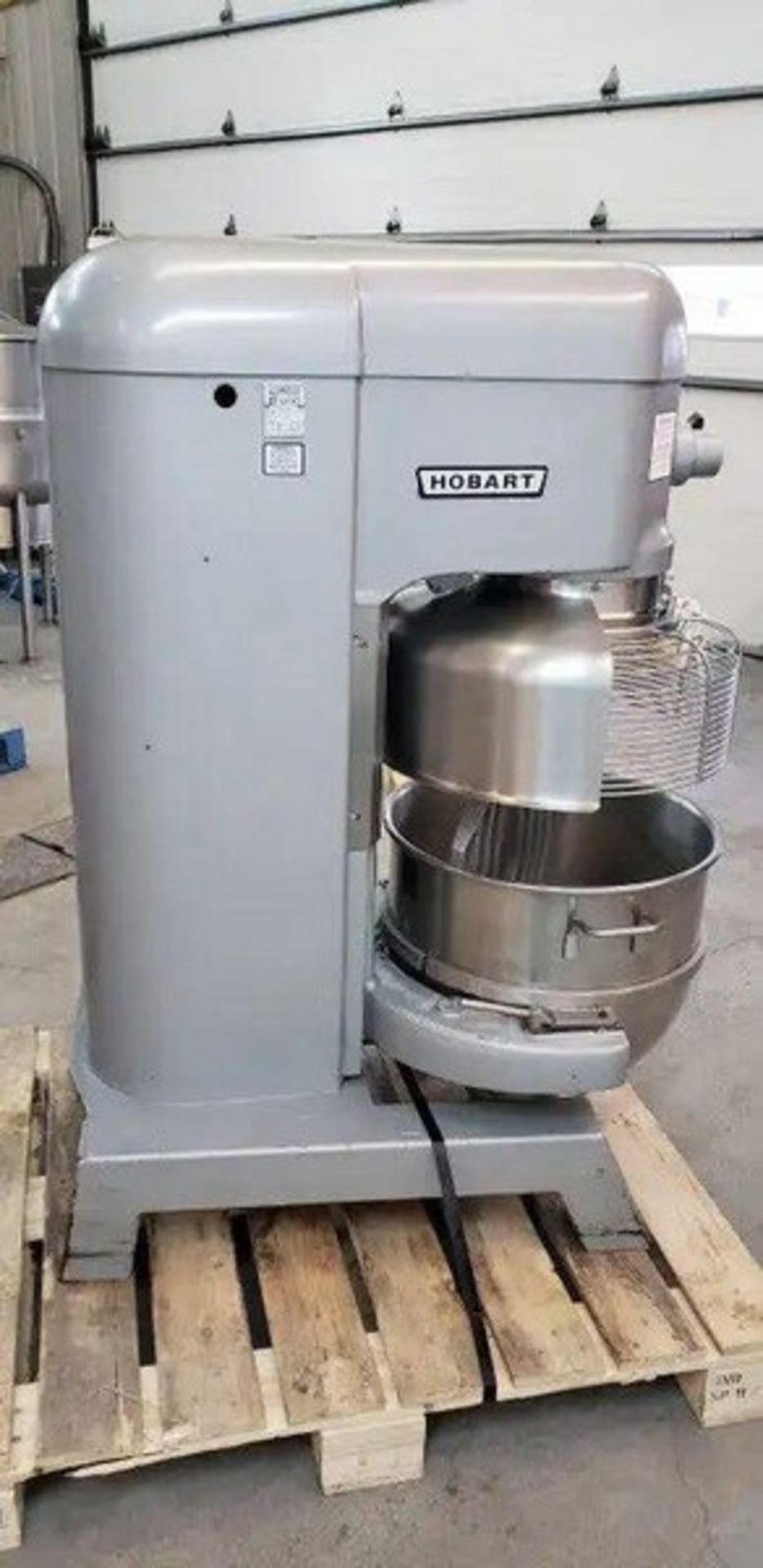 Hobart Mixer Model L-800 80 Quart Including Bowl and Dolly With Beater Arm and Hook Attachments in - Image 4 of 5