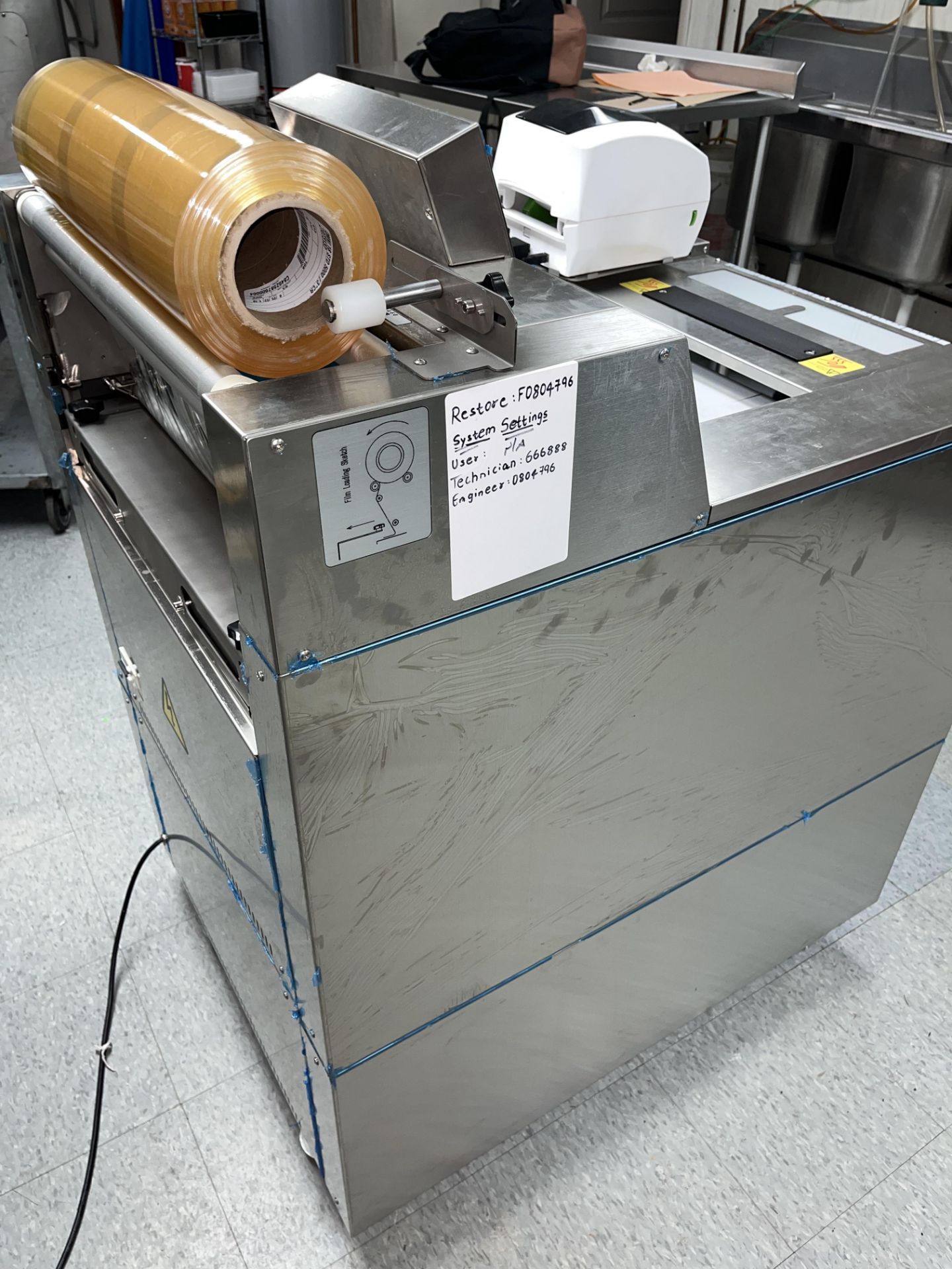 AUTOMATIC STRETCH FILM WRAPPER STAINLESS STEEL - Image 6 of 16