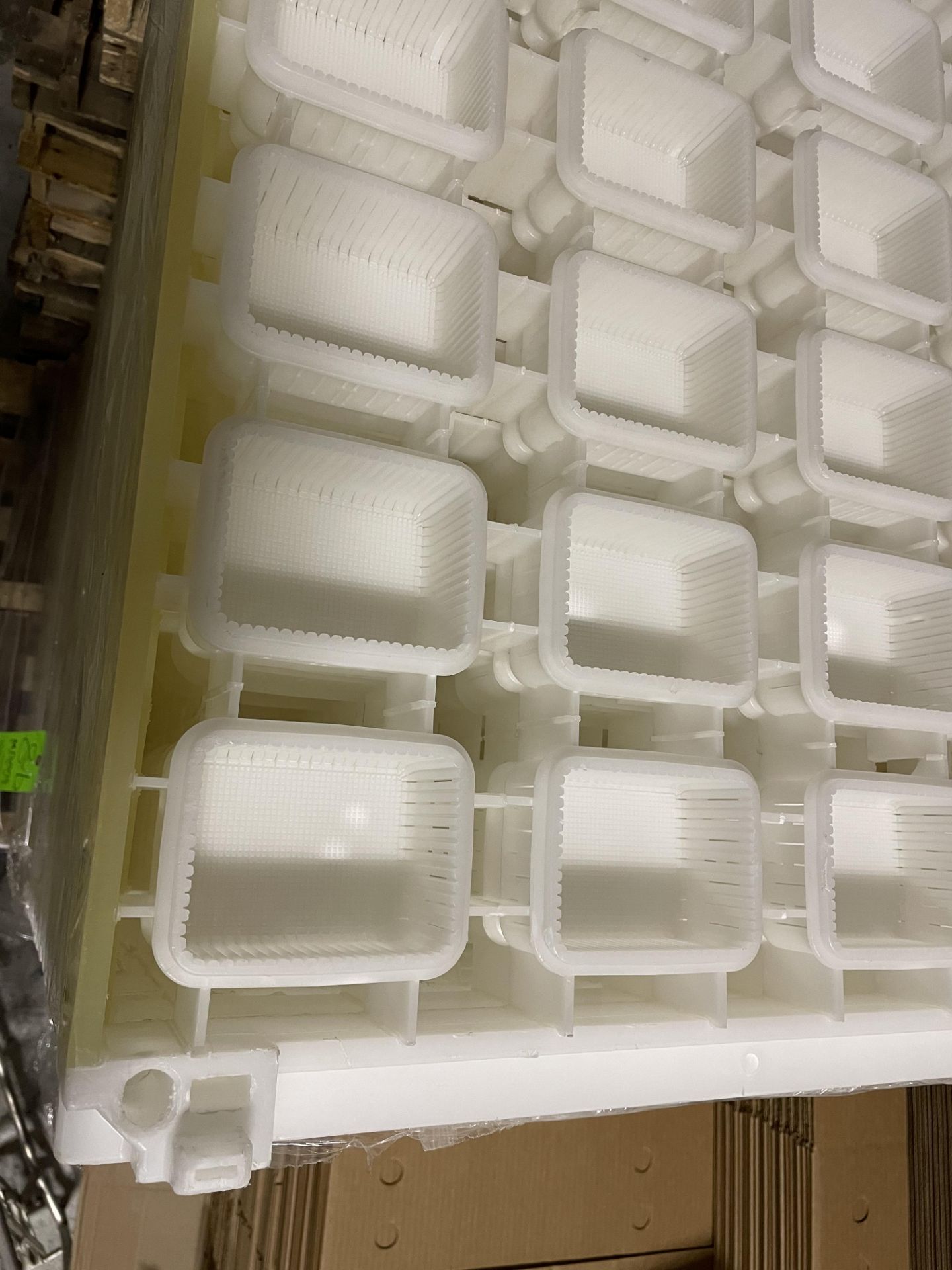 Plastic Forms ( Teflon, Food Grade ) ; 4X10; Total 40 Square Nests; 2"x3"x2" Square. (Loading Fee $ - Image 3 of 4