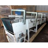 Nercon Incline Belt Conveyor, Aprox. 12 Inch Wide X 123 Inches Long, Infeed Height is 15 Inches,