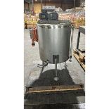 Aprox. 175 Liter Capacity Slurry Mixer, S/N QC001-2011 with Agitator, Jacketed, S/S Construction (