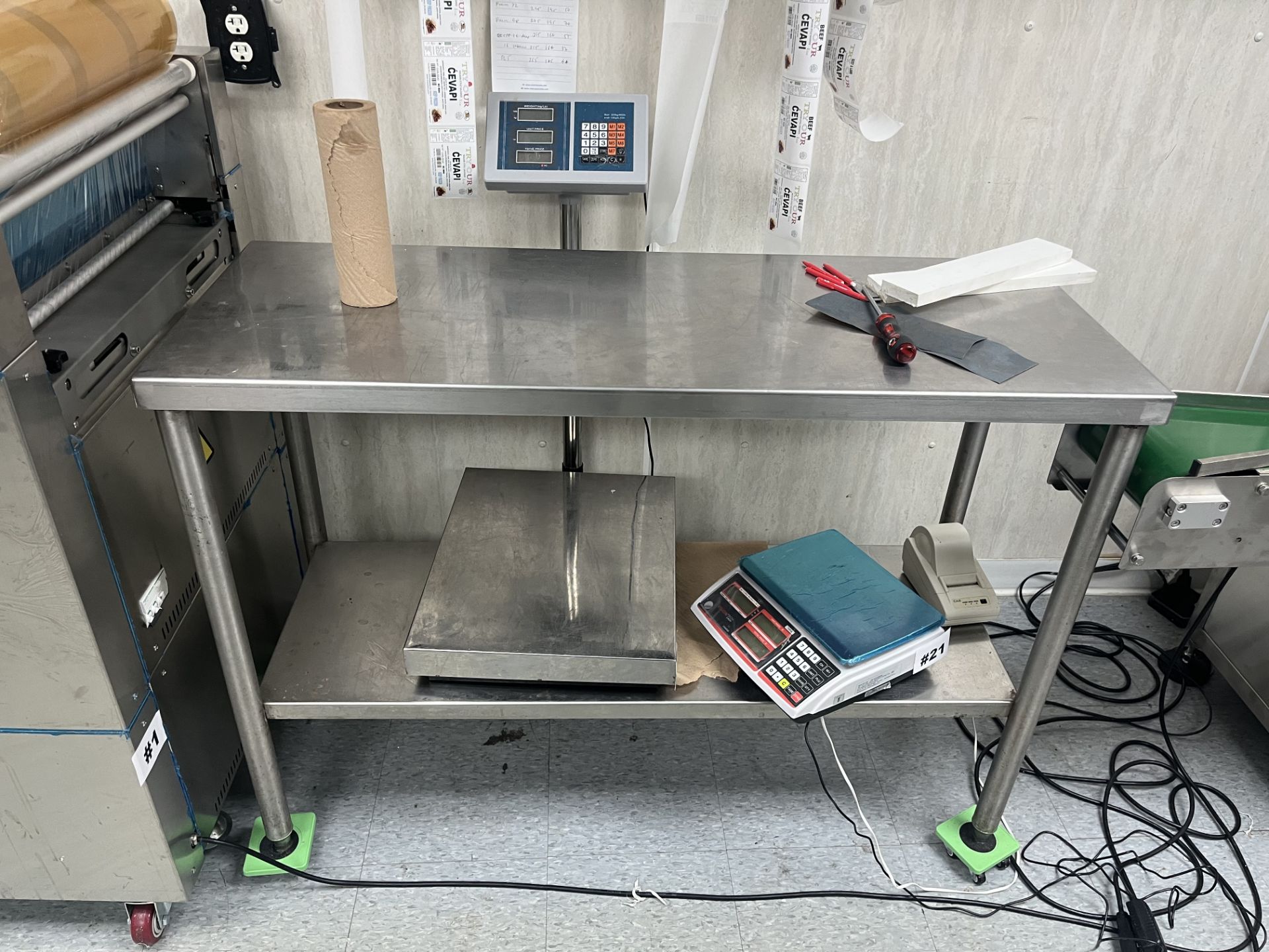 STAINLESS STEEL WORK TABLE DIMS() (Located Cleveland, OH) - Image 2 of 2