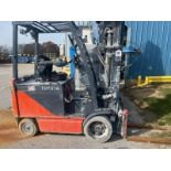 2015 Toyota 6,000 Lb. Capacity Electric Forklift, Model 8FBCU32 with 4-Stage Mast and 6,000 Hours (