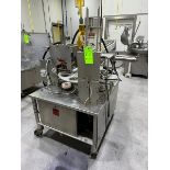 World Cup 8-Station Rotary Filler & Lidder, M/N 8-80, S/N 1381, Mounted on Casters (RIGGING,