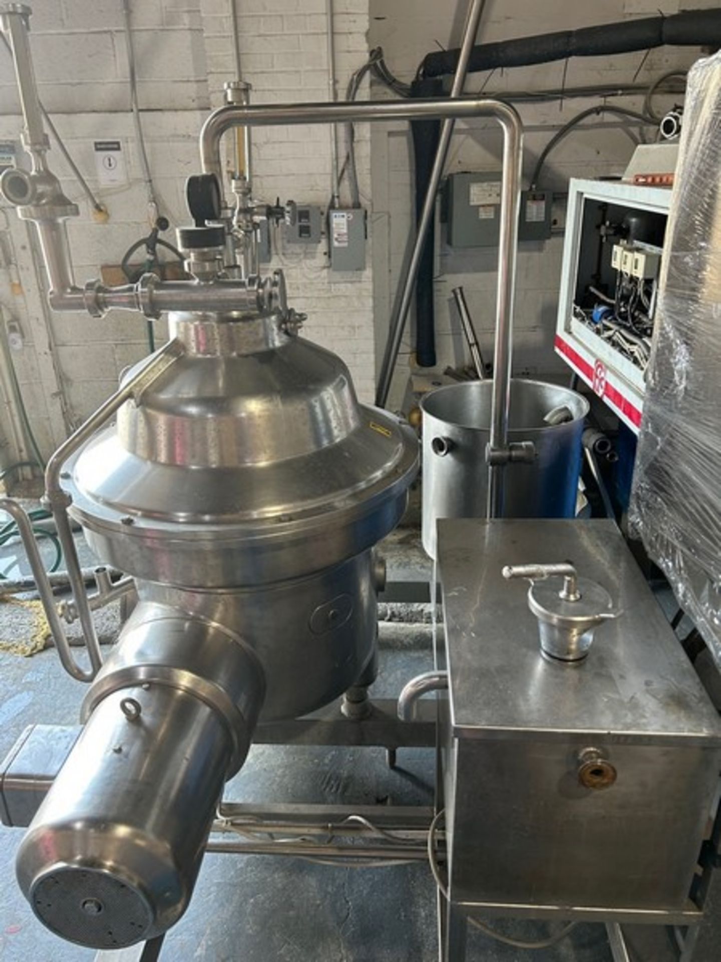 Westfalia CIP Milk Separator, Model SAMM 7006, S/N 1650-946, 316SS (Located Paterson, NJ) - Image 3 of 4