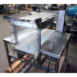 Aprox. 15" Dual Intralox S/S Sanitary Food Grade Pack-Off Conveyor -- Unit Last Used in the food