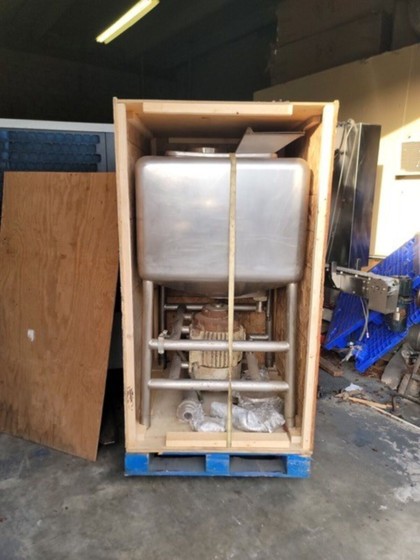 Norman Aprox. 125 Gallon Mixer Liquid Liquefier, Stainless Steel Mixing Tank (Loading Fee $400) ( - Image 2 of 3
