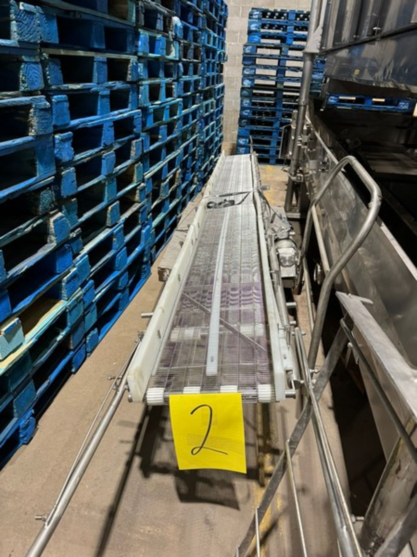 Straight Section of S/S Mesh Conveyor, Aprox. 12 ft. L with Aprox. 12” W Conveyor, with S/S Clad - Image 2 of 4