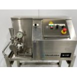 Microfluidics M110P Microfluidizer. Model: 110P, Serial: 2009038, Diamond Interaction Chamber: