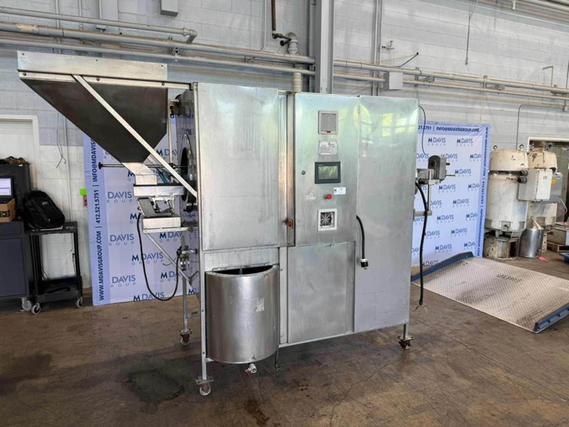 2014 SEVVAL Automatik Seasoning Tumbler, M/N 0S01, S/N 935/2, 380 Volts, with S/S Shaker Deck