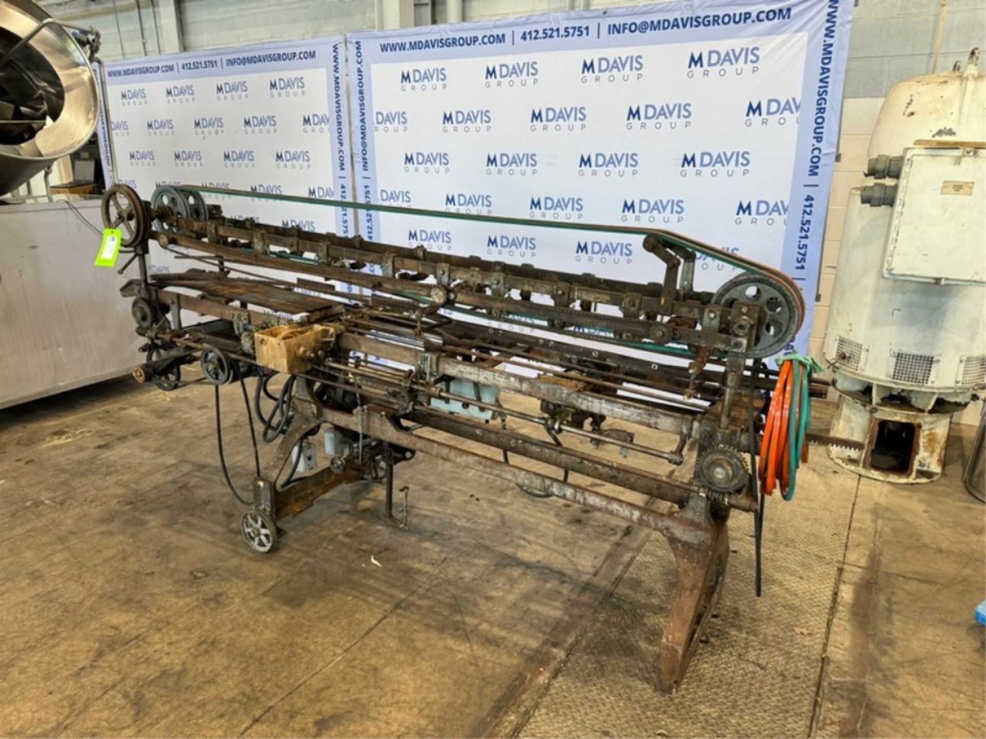 Burt Machine Co. Makers, Mounted on Portable Frame (INV#104031) (Located @ the MDG Auction