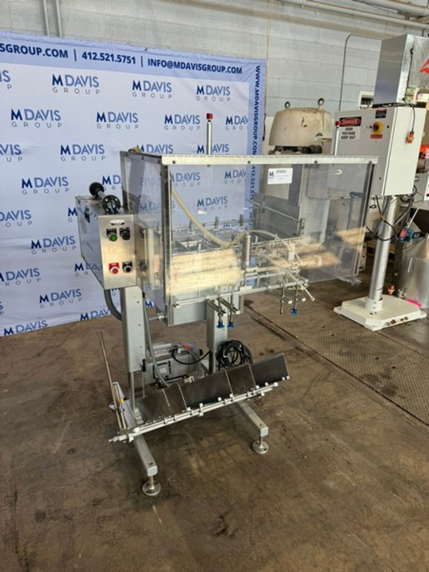 MGS Pick N' Place Machine, with Vacuum Pump, Mounted on S/S Frame (INV#103031) (Located @ the MDG