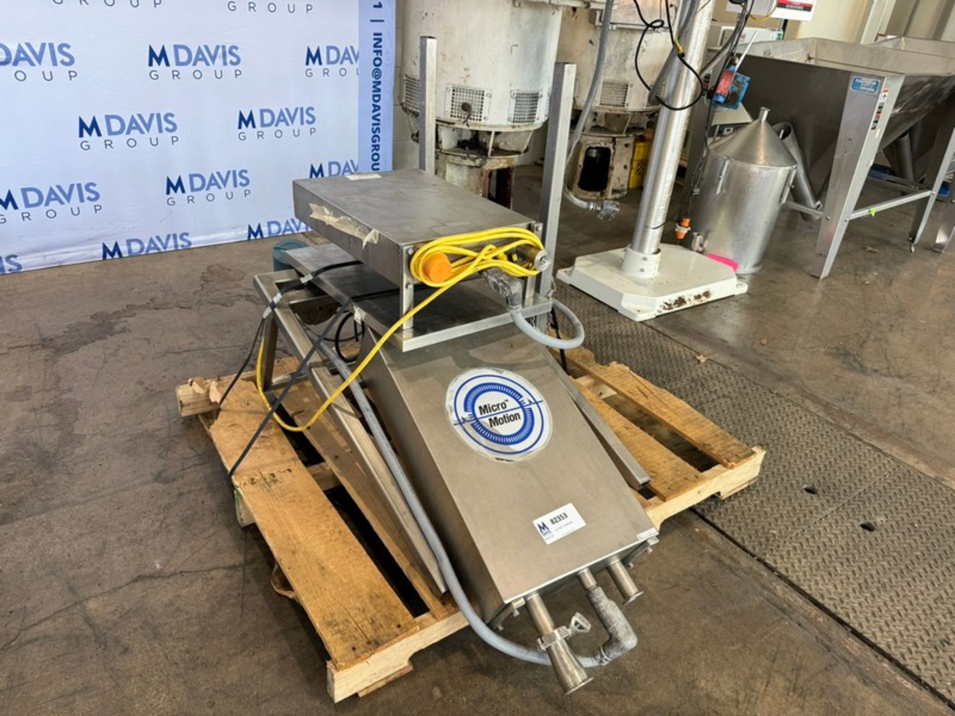 Micro-Motion S/S Flow Meter, Mounted on S/S Frame (INV#82353)(Located @ the MDG Auction Showroom 2.0