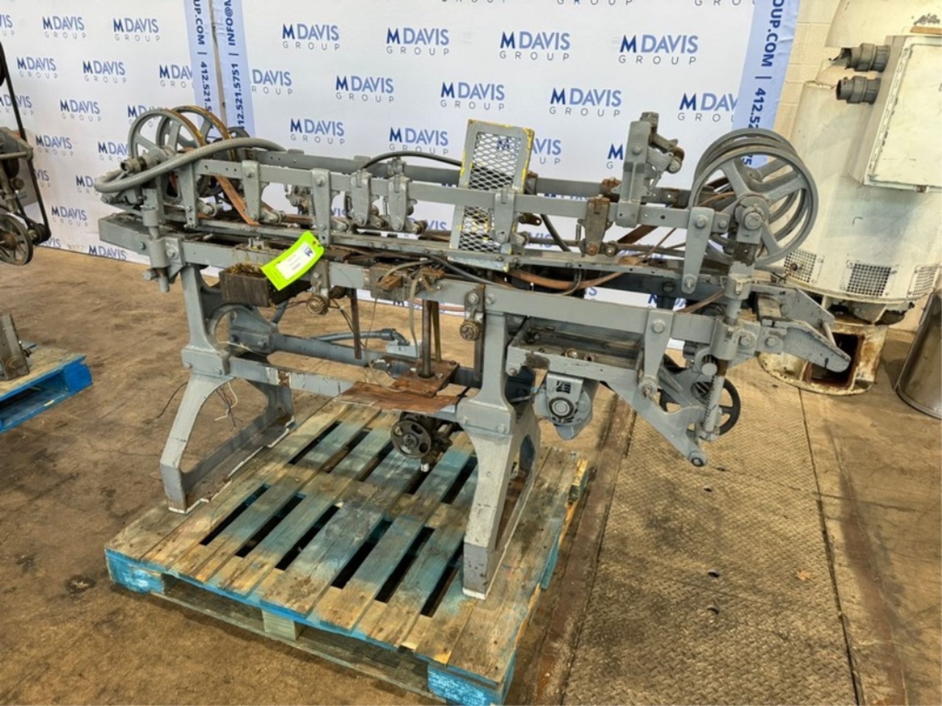 Burt Machinery Co. Marker, Mounted on Mild Steel Frame (INV#104025) (Located @ the MDG Auction