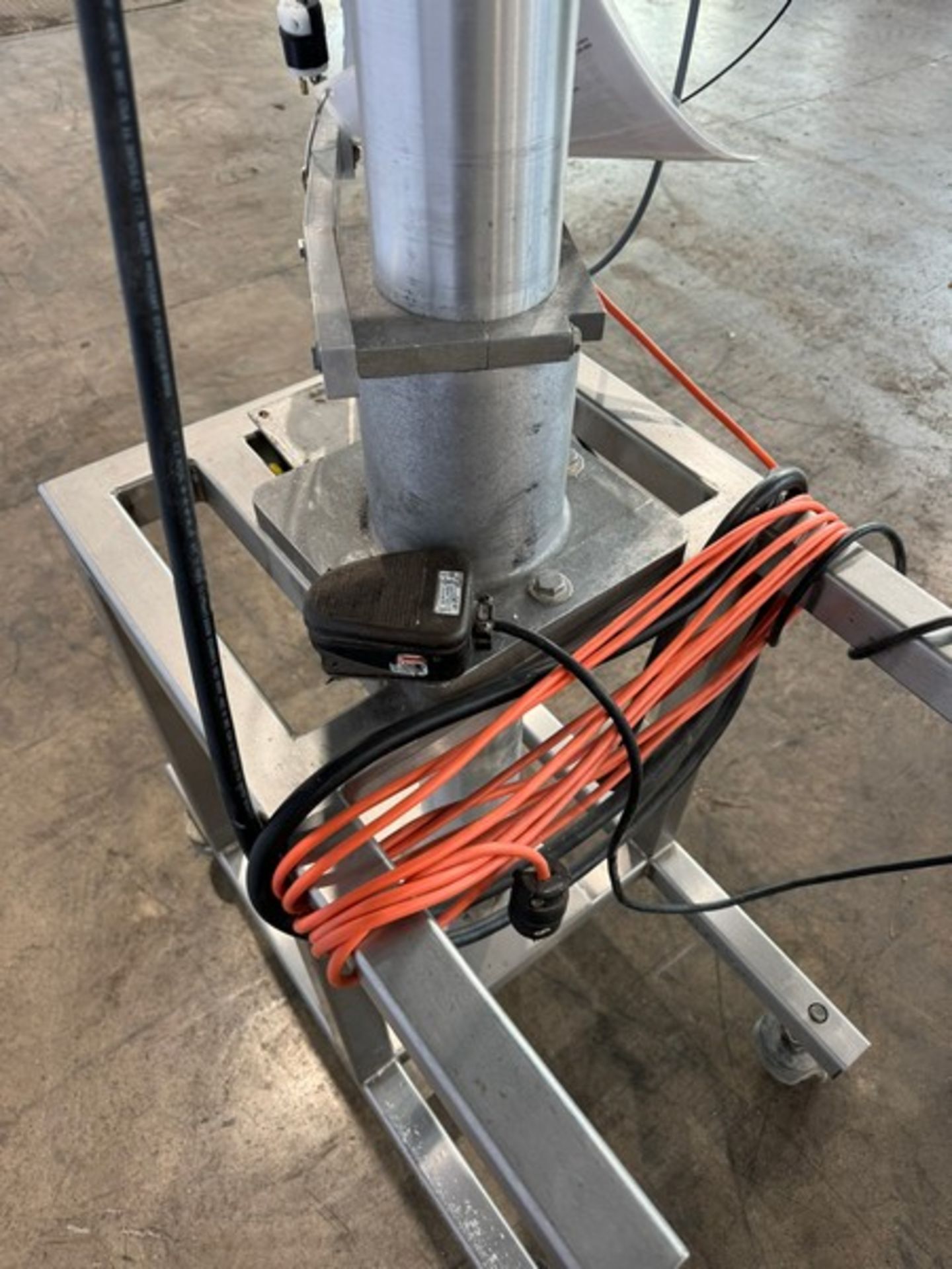 Image Fillers S/S Auger Filler, with 1-1/2 hp Baldor Motor, with Foot Control, Mounted on S/S - Image 4 of 12