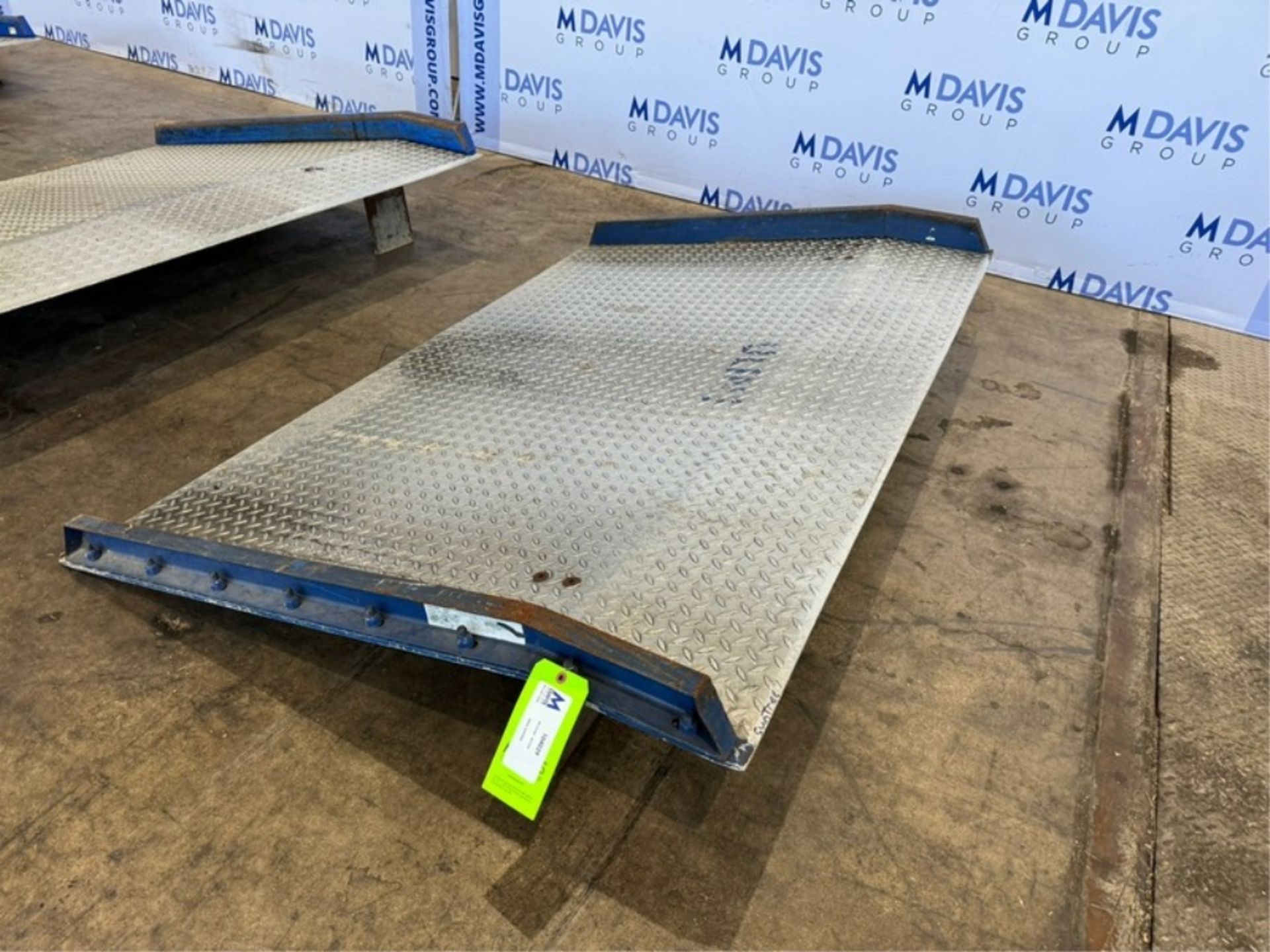 ULINE 15,000 lb. Capacity Dock Ramp, Width of Ramp: Aprox. 69" W, Height of Ramp (Peak to Floor)