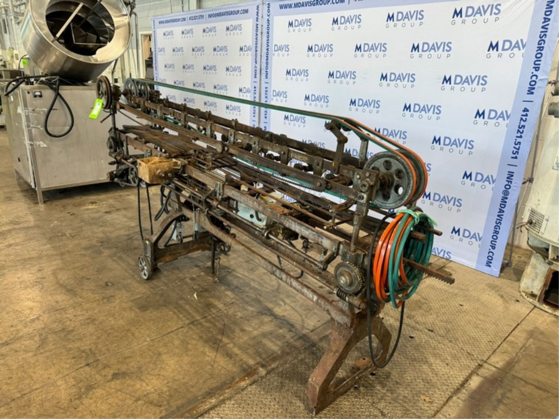 Burt Machine Co. Makers, Mounted on Portable Frame (INV#104031) (Located @ the MDG Auction - Image 3 of 4