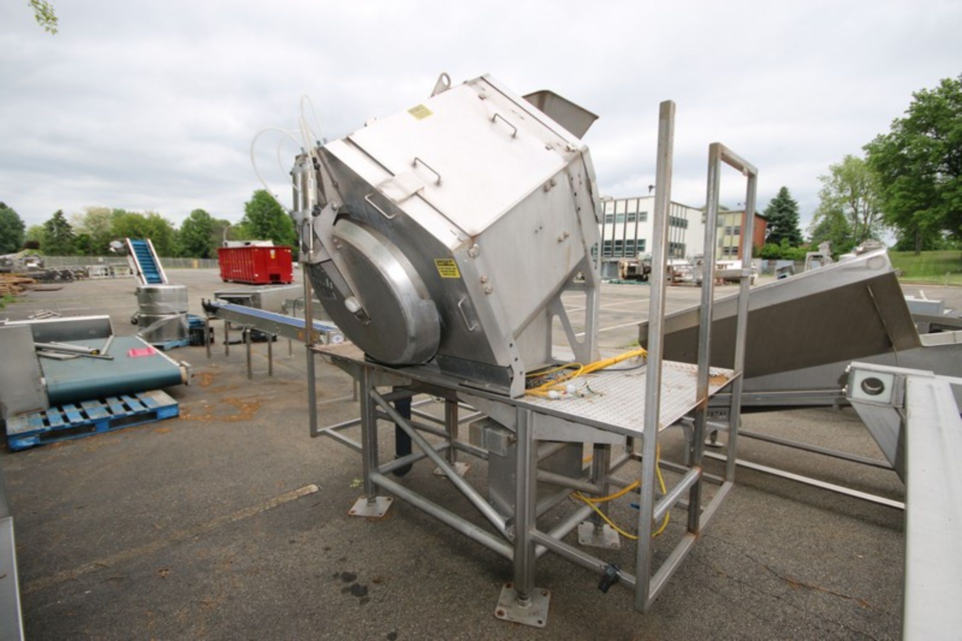 HMI S/S Spin Dryer, M/N AB-100 SPINDRYER, S/N 17035-2, with Baldor 10 ho S/S Clad Motor, Mounted - Image 3 of 11