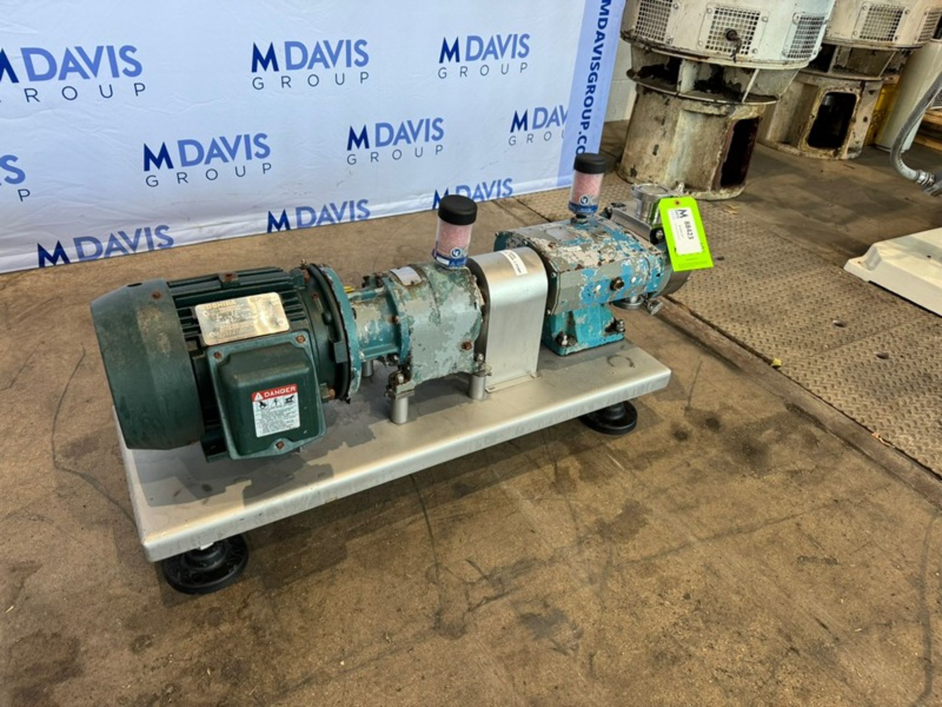 Tri-Clover 3 hp Positive Displacement Pump, M/N TCIP3NLD-20MFY415H-AO-DM1A, S/N 541523-01, with - Image 2 of 7